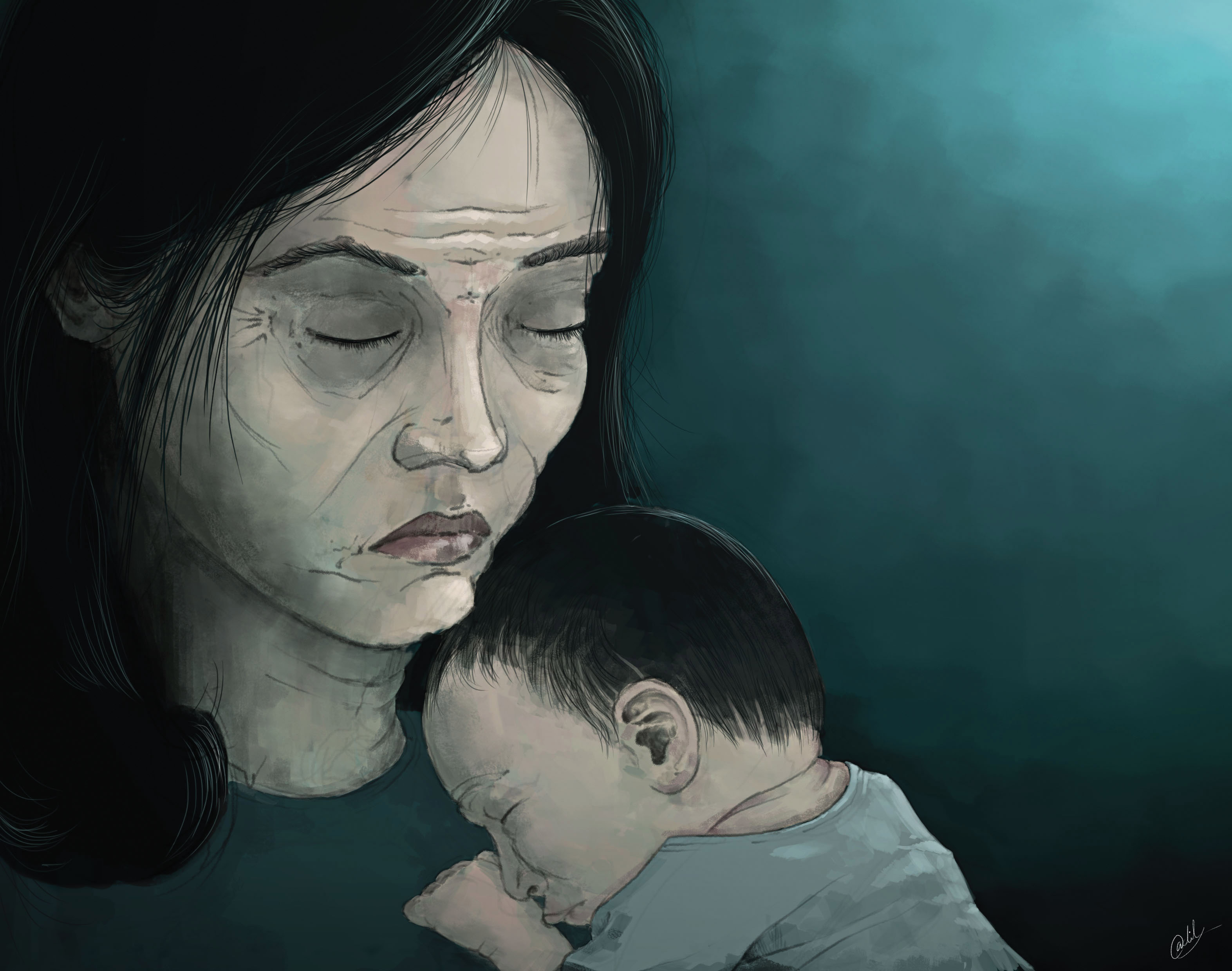 В детстве боялась маму. Депрессивная мать. Мать в депрессии. Несчастная мать. Мама с ребенком в депрессии.
