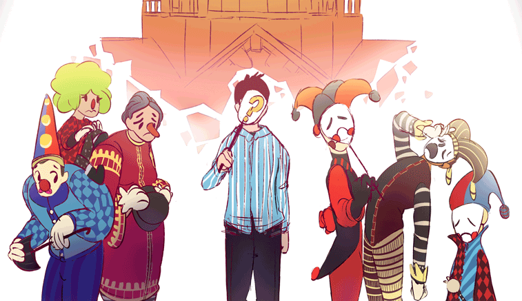 Clowns to the left of me, jokers to the right