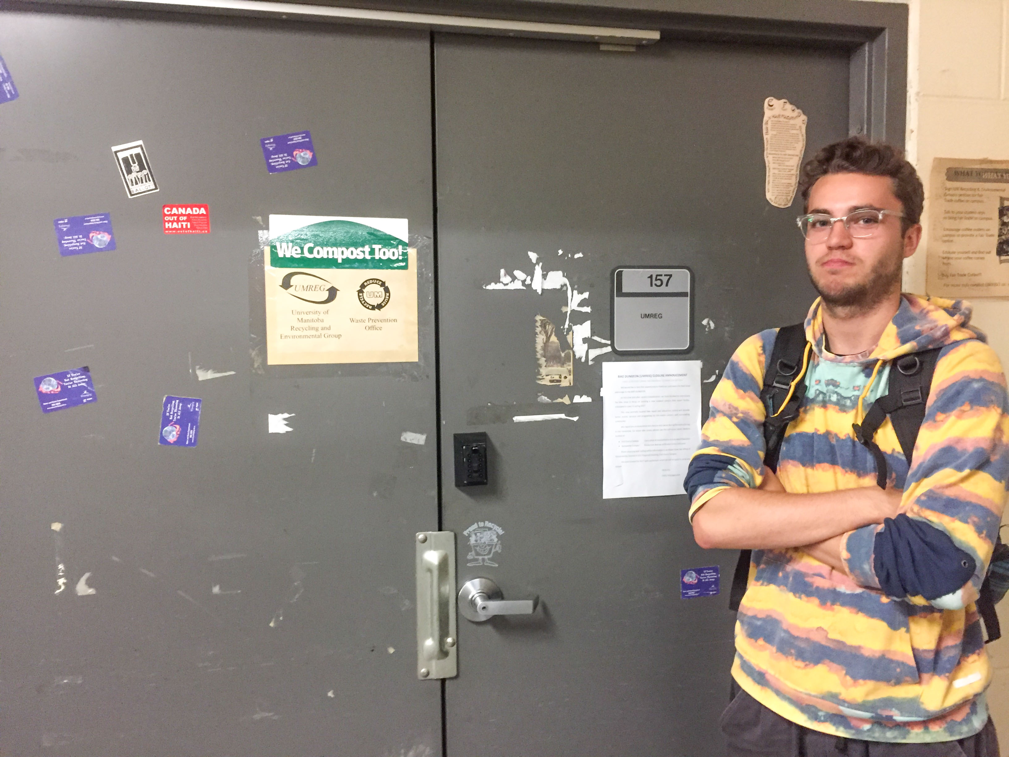 Angry Bike Dungeon volunteer, Mike Lipinski by Levi Garber