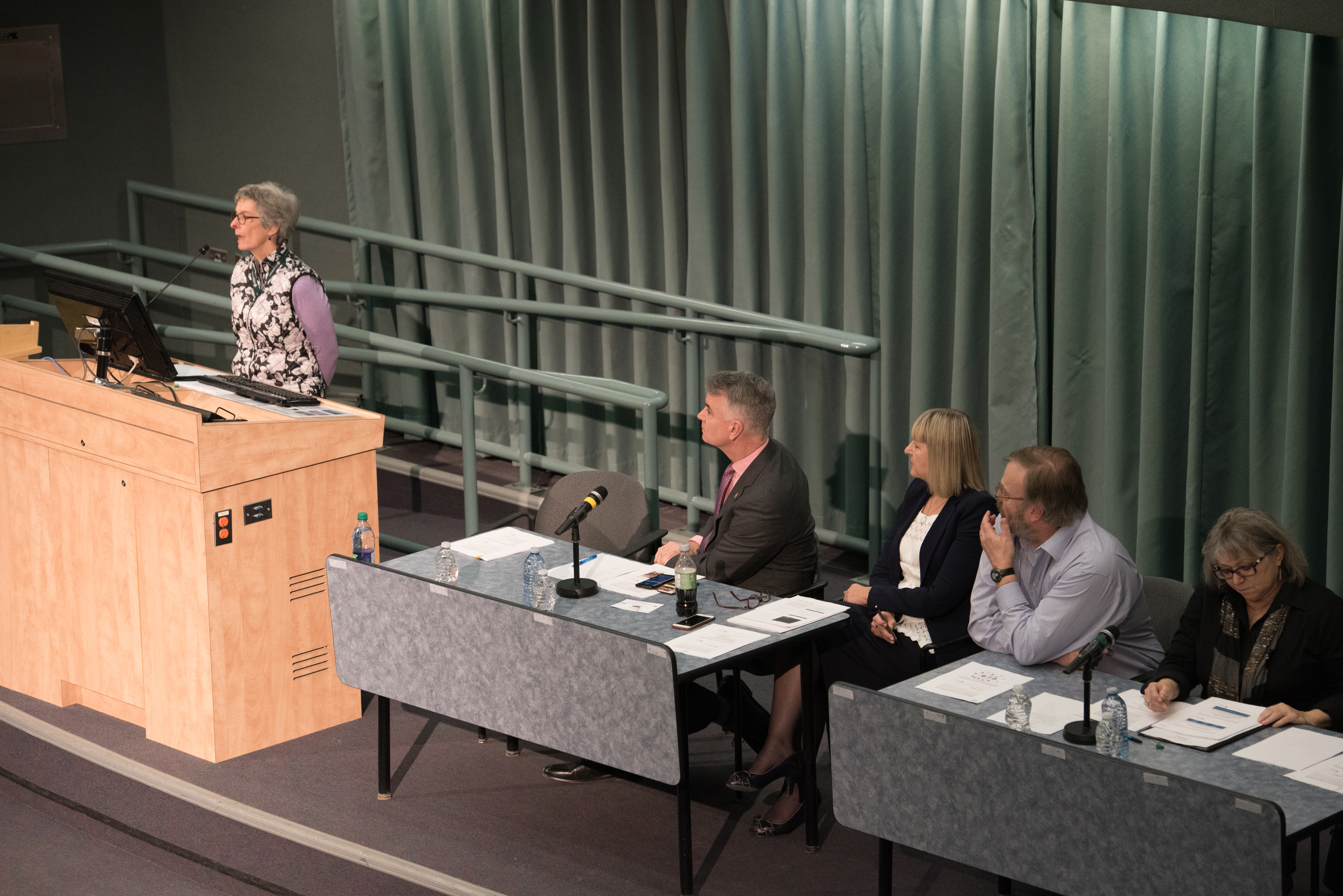 News Rady Faculty of health Town Hall_Vice Dean Dr. Sara Israels_photo by Miguel Yetman_web