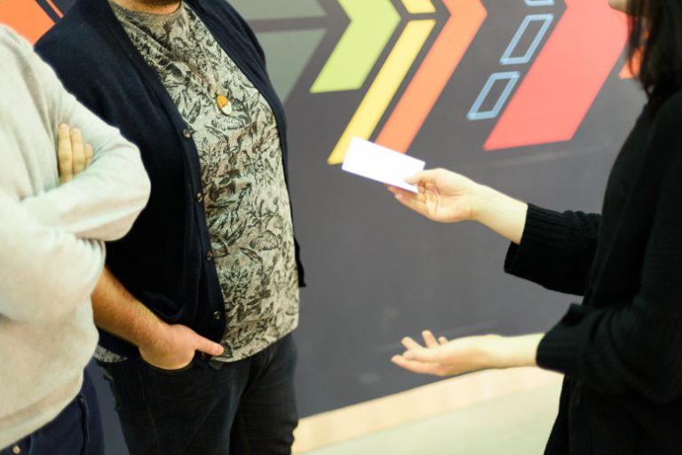 Staged photo of a student campaigning on campus - a common sight during student elections.