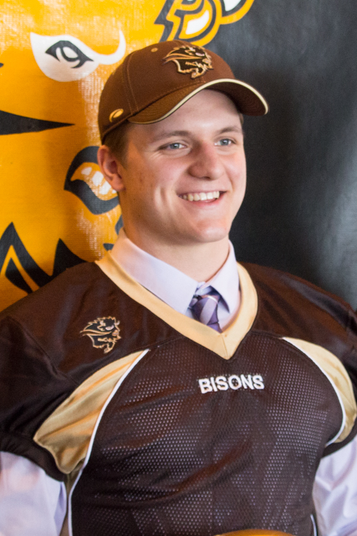 Sports_Bison football announcement_photo by Jason Pchajek_web