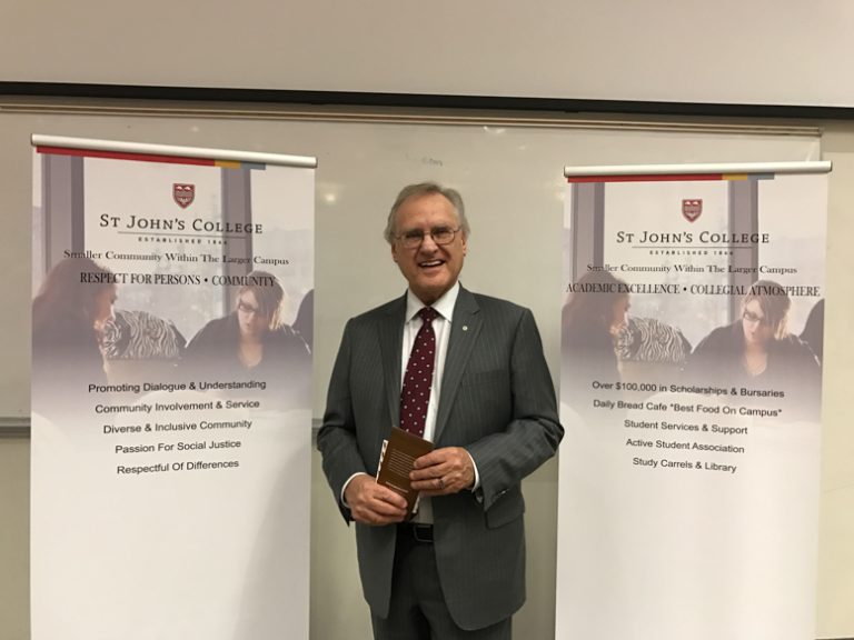 Stephen Lewis slams Trump on human rights during U of M lecture