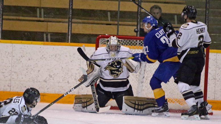 Byron Spriggs in action against the UBC Thunderbirds