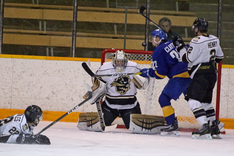 Sports_Bryon Spriggs #35_photo by Megan Colwell_web Byron Spriggs in action against the UBC Thunderbirds