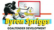 Bison goalie Byron Spriggs hockey camp