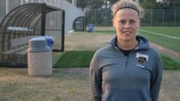 Florin Wagner is a first year women's soccer midfielder from Germany.