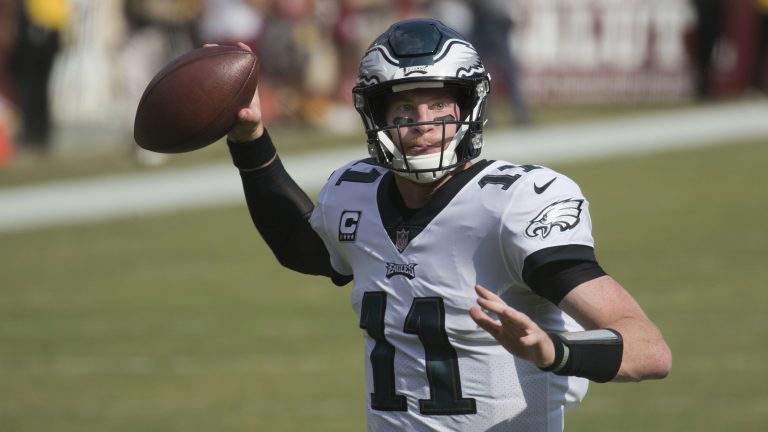 Carson Wentz has become an elite quarterback. Photo by Keith Allison.