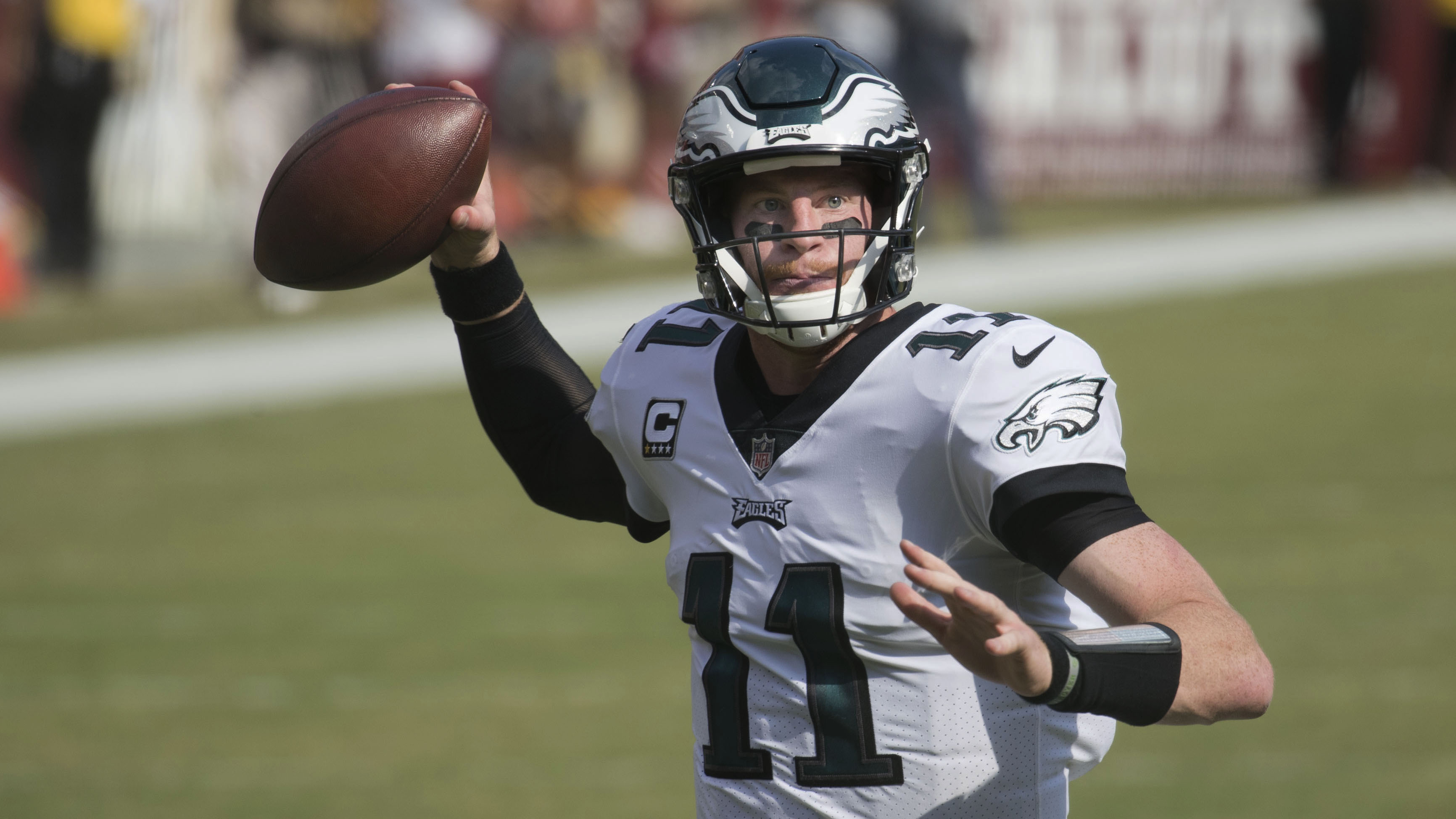 Carson Wentz has become an elite quarterback. Photo by Keith Allison.