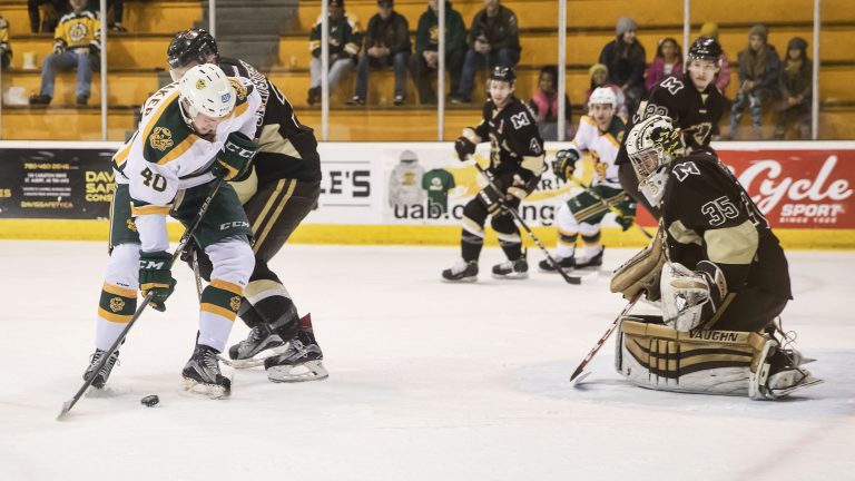 Winnipeg native Byron Spriggs is one of the many players the Bisons boast from Manitoba.