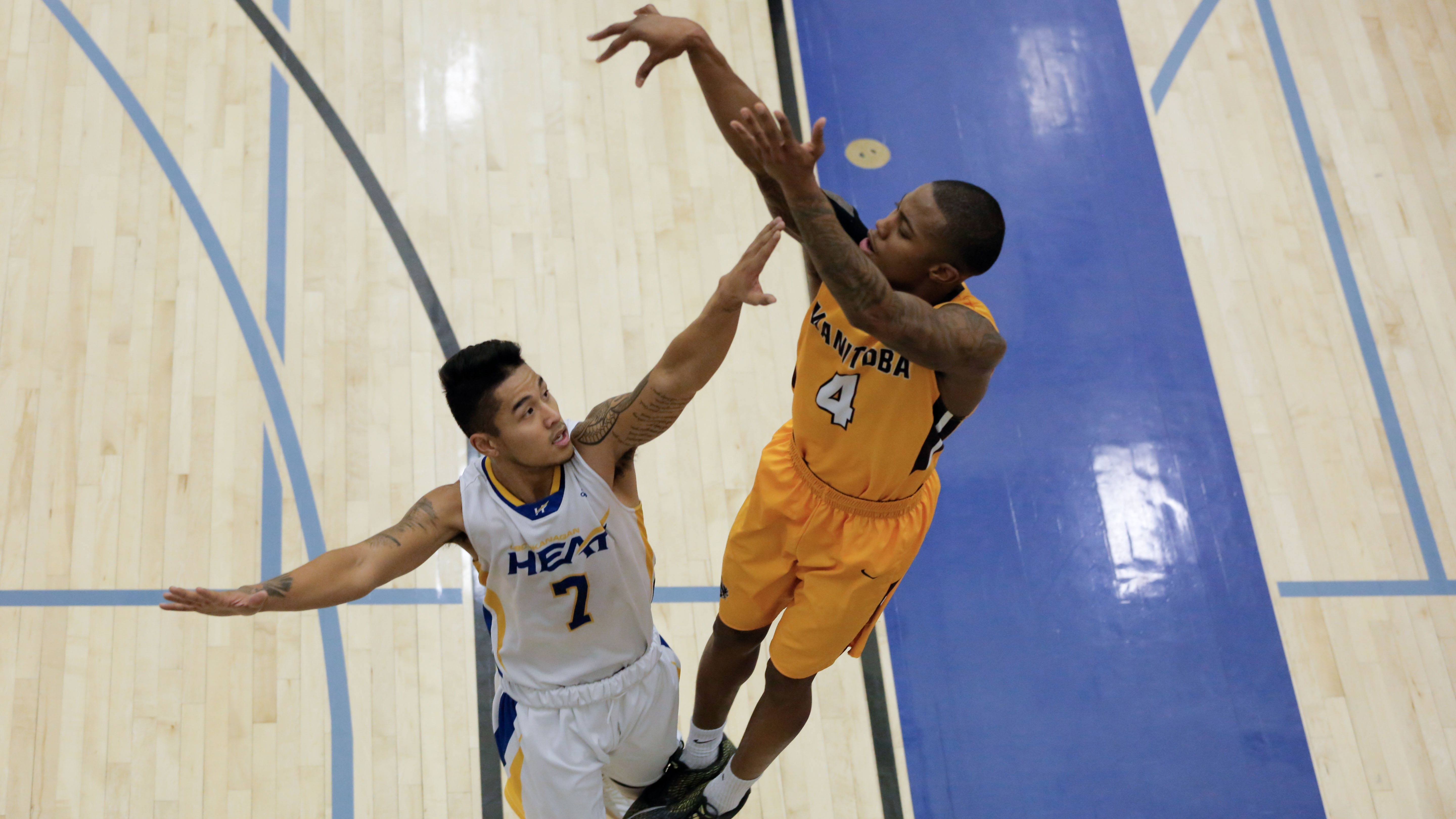 File photos for UBC Okanagan Heat athletics