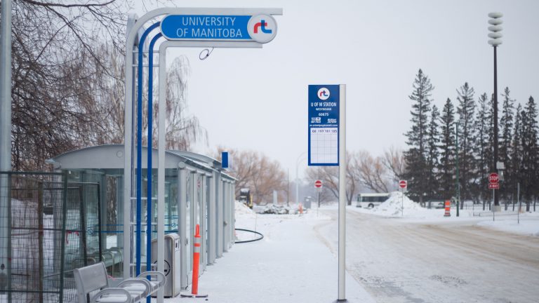 U of M Fort Garry bus station construction nears completion