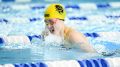 Bison second year swimmer Kelsey Wog in action at the U SPORTS Swimming Nationals in Toronto.