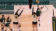 1st year outside hitter Jessica Lerminiaux (12) of the Regina Cougars in action during Women's Volleyball home game on February 10 at Centre for Kinesiology, Health and Sport. Credit: Arthur Ward/Arthur Images