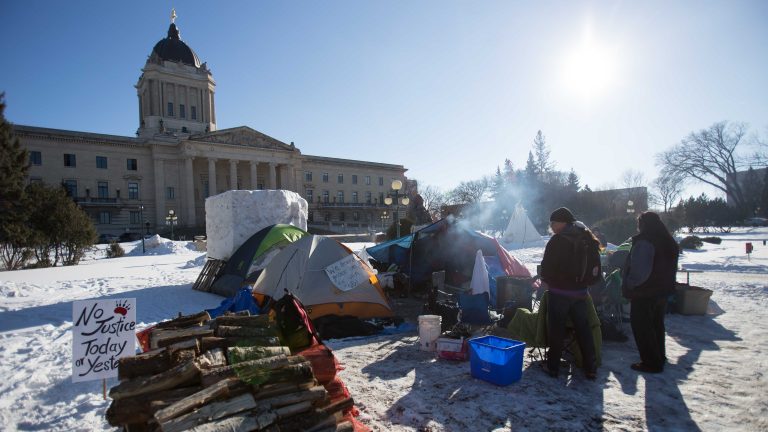 Protesters camp at legislature following Cormier verdict