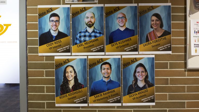 Ace slate leads grad students association election