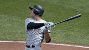 Yankee right fielder Aaron Judge hit 52 home runs as a rookie last season.