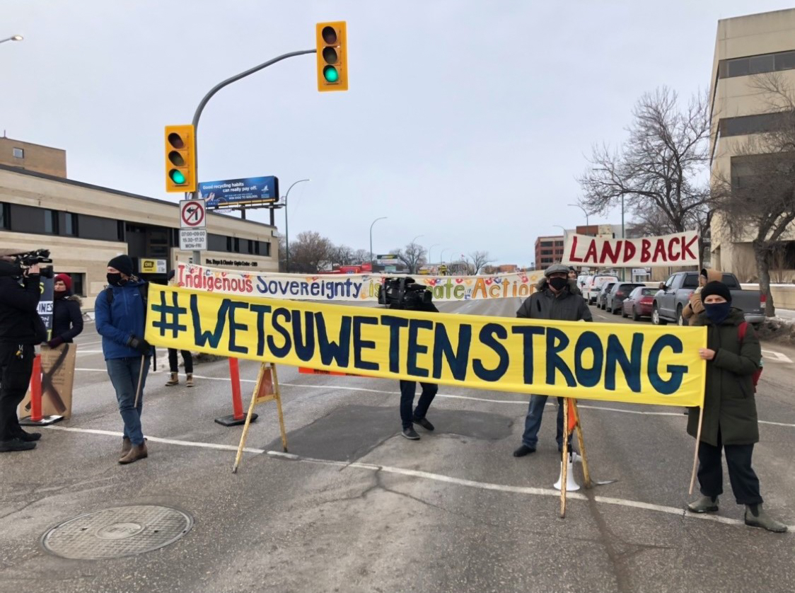 NEWS Traffic Blocked In Solidarity With Wet_suwet_en McKillop