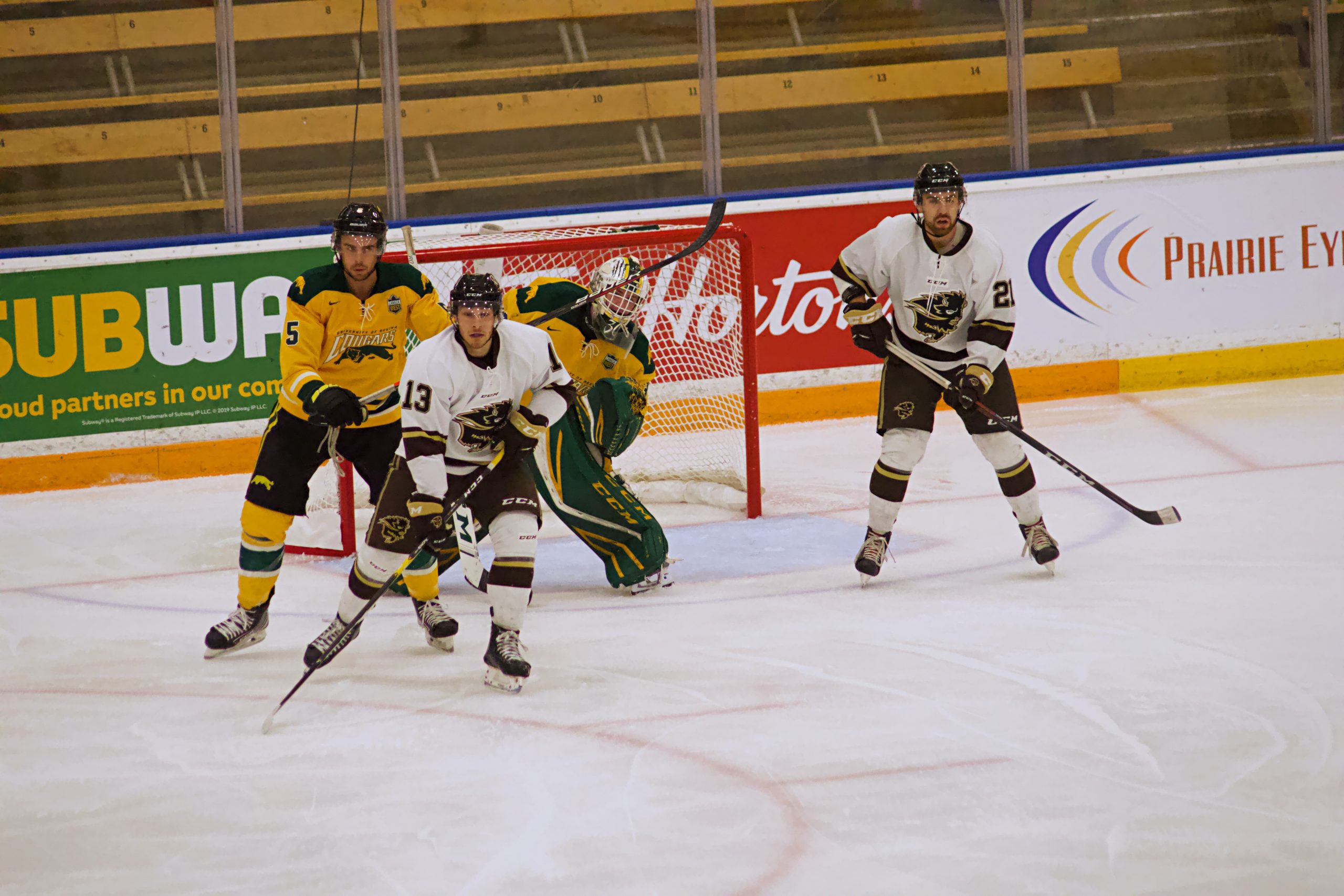 SPORTS Bisons men_s hockey eliminated from playoff contention Merkel