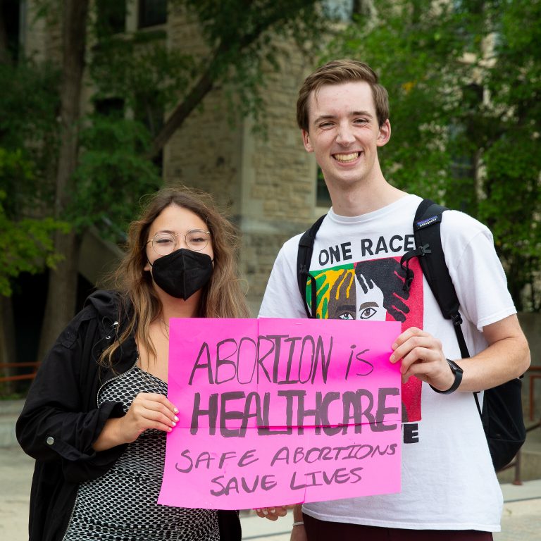 Anti-abortion group CCBR holds rally on campus
