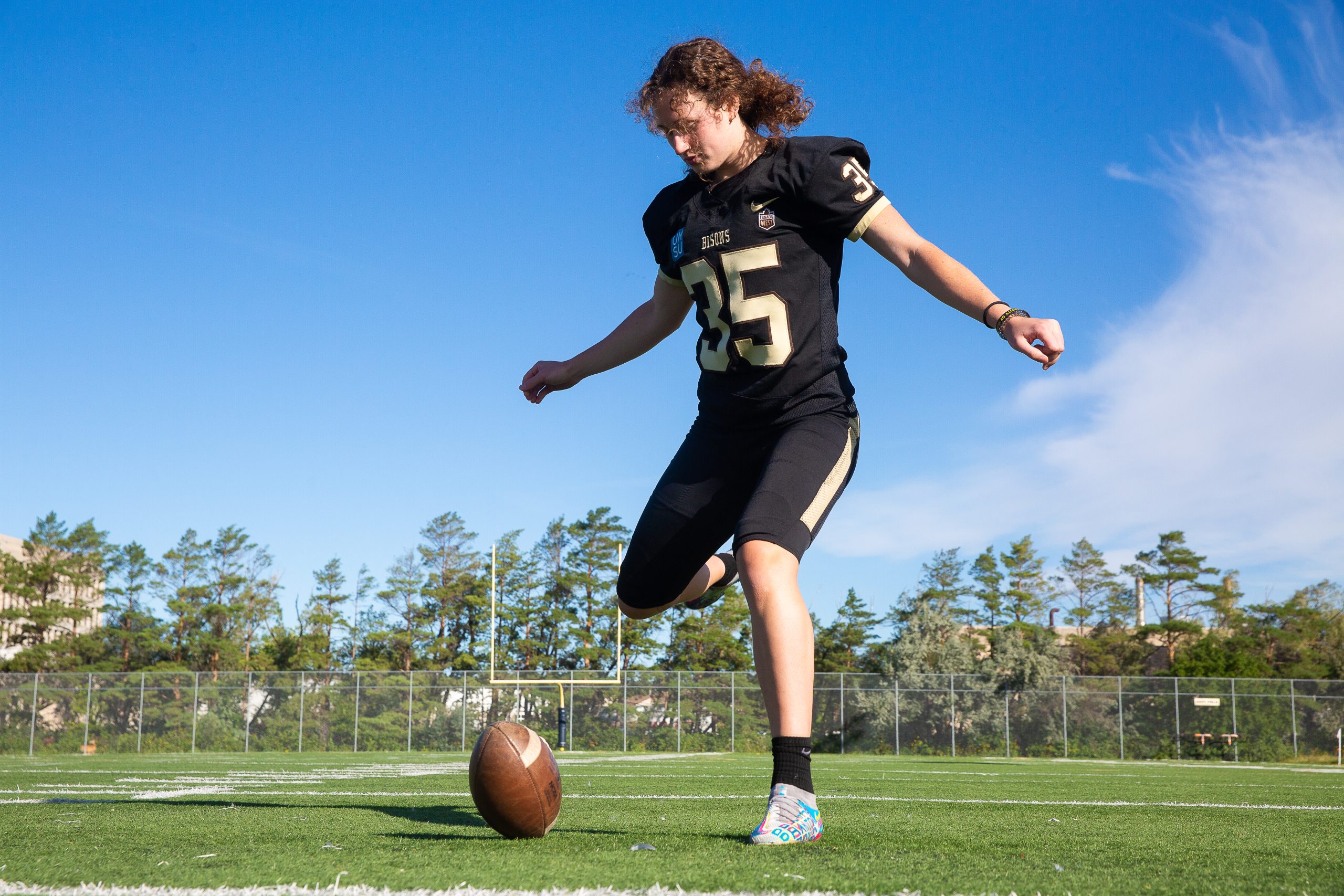 UM Today  Bisons' kicker, Maya Turner, makes history becoming