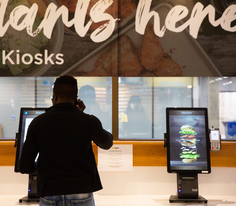 Self-order kiosks — the future of food on campus