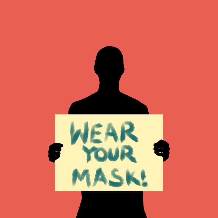 Security guards seen maskless at ASBC event