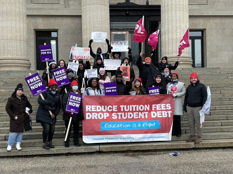 Canadian Federation of Students holds day of action
