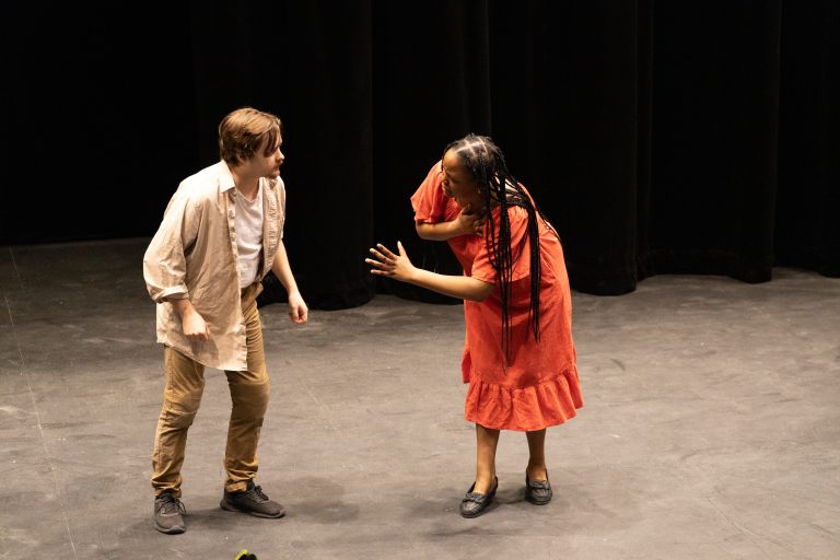 Intertwining human connections, student theatre, For Elise