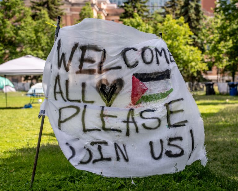Palestine solidarity encampment ongoing at U of M