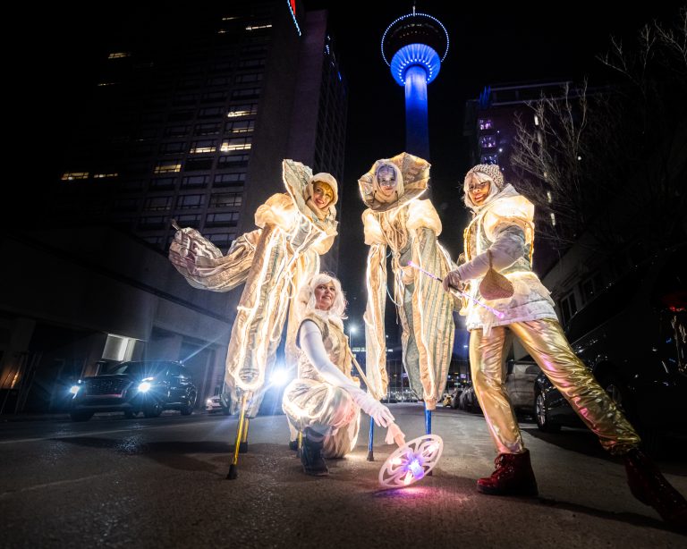 Winnipeg lights up the night