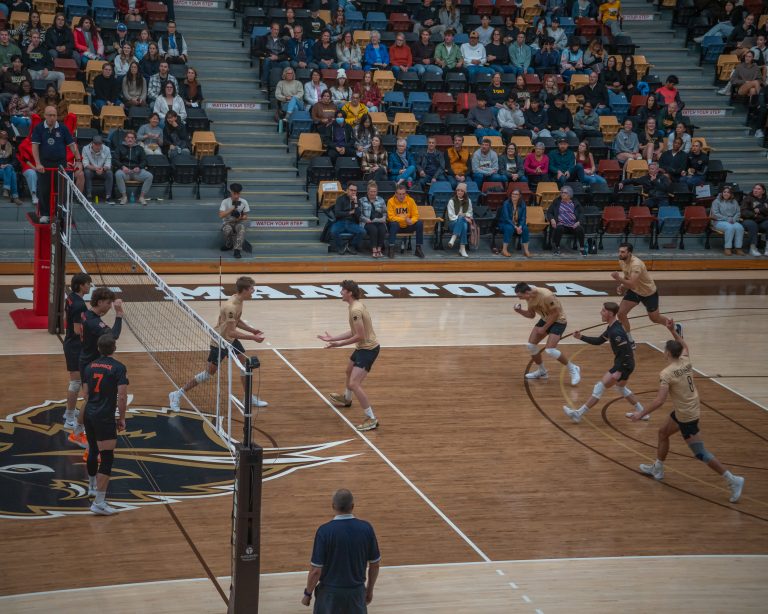 Bisons men’s volleyball defeat WolfPack at home