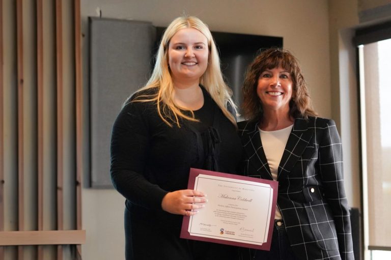 Student affairs participation award recipient honoured