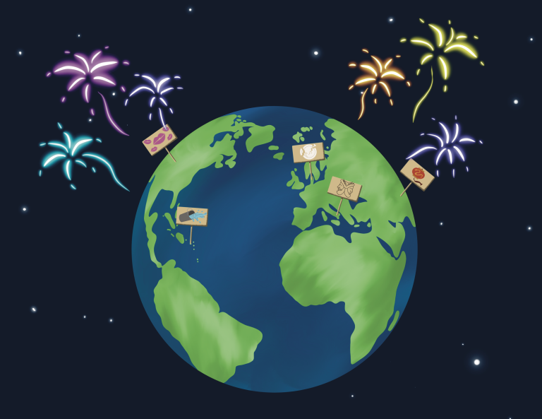 New Year traditions centre around hope and luck