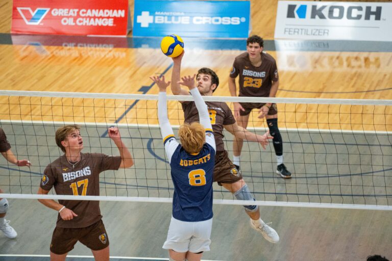 Bisons spike their way to victory over Brandon Bobcats