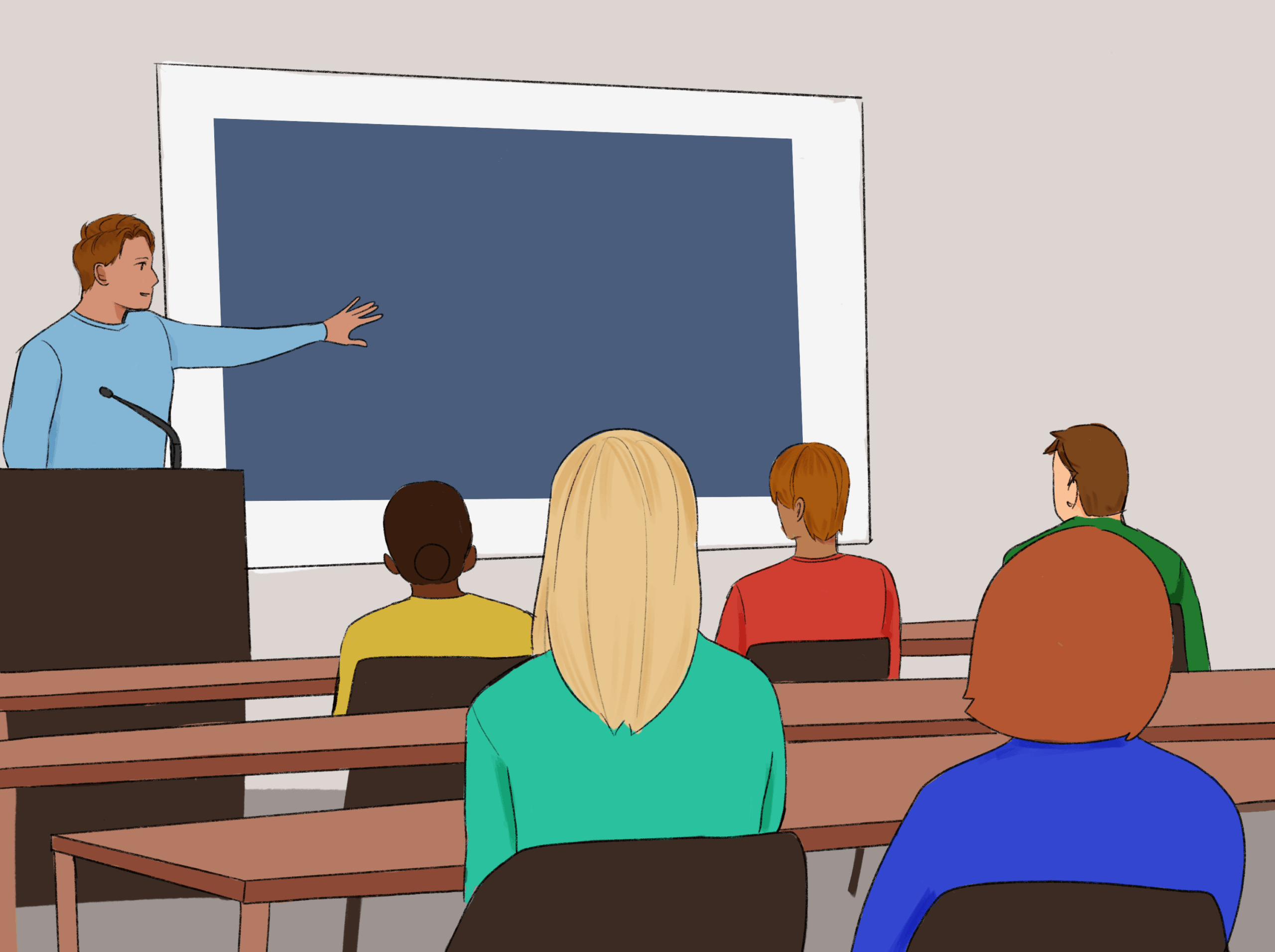News_GraduateStudentsTownHallMeeting_Graphic_EmmaGillich_January14_2026