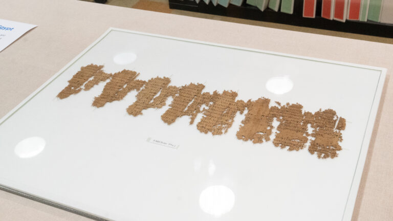 Dafoe Library exhibits 2000-year-old papyri