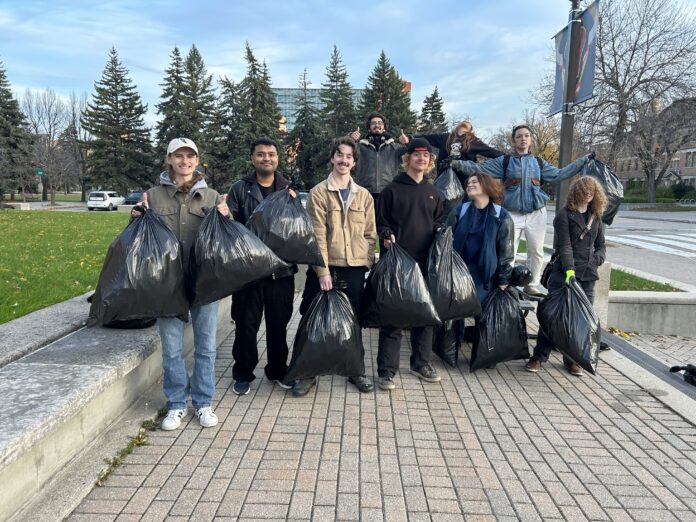 News_UMSocialist Campus Clean up_Photo Provided by Um Socialist 1